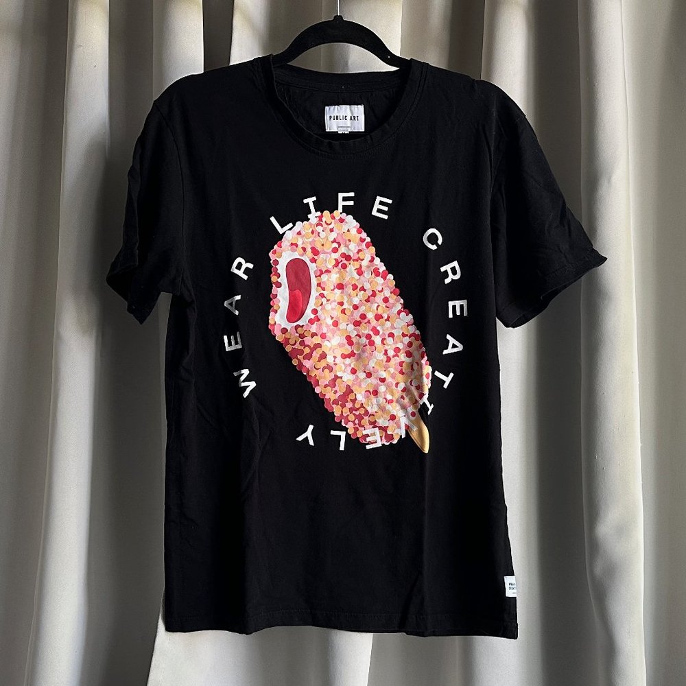 MENS public art ice cream shirt